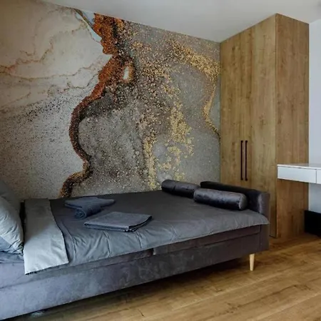 Apartment Golden - Cozy Studio- Odra River&ksiecia Witolda Wroclaw