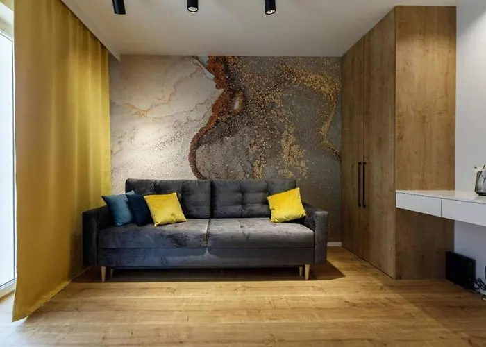 Golden - Cozy Studio- Odra River&ksiecia Witolda ヴロツワフ