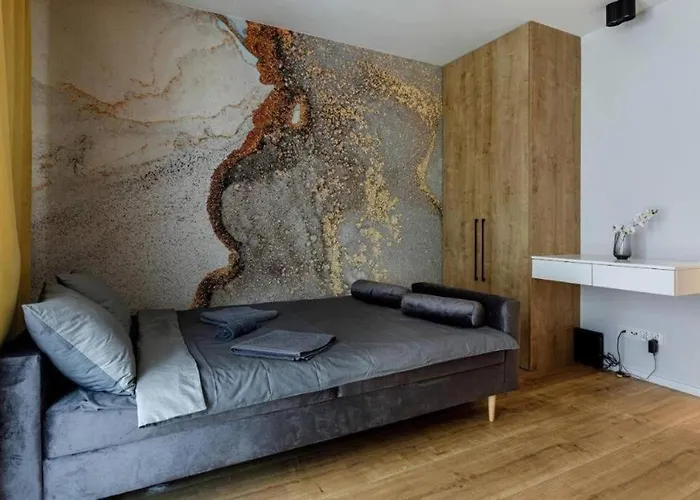 アパート Golden - Cozy Studio- Odra River&ksiecia Witolda ヴロツワフ